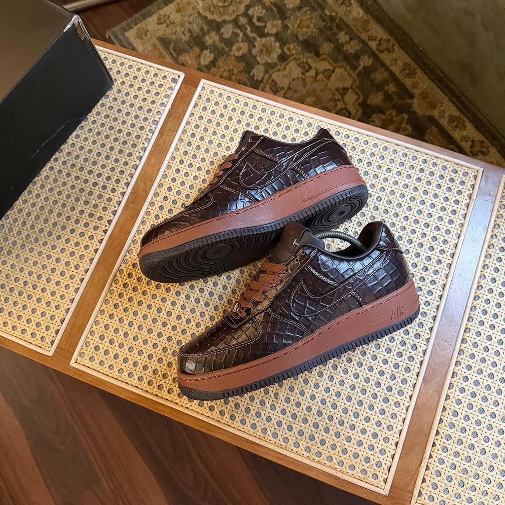 NIK AF 1 ‘CROC/FAUNA BROWN’