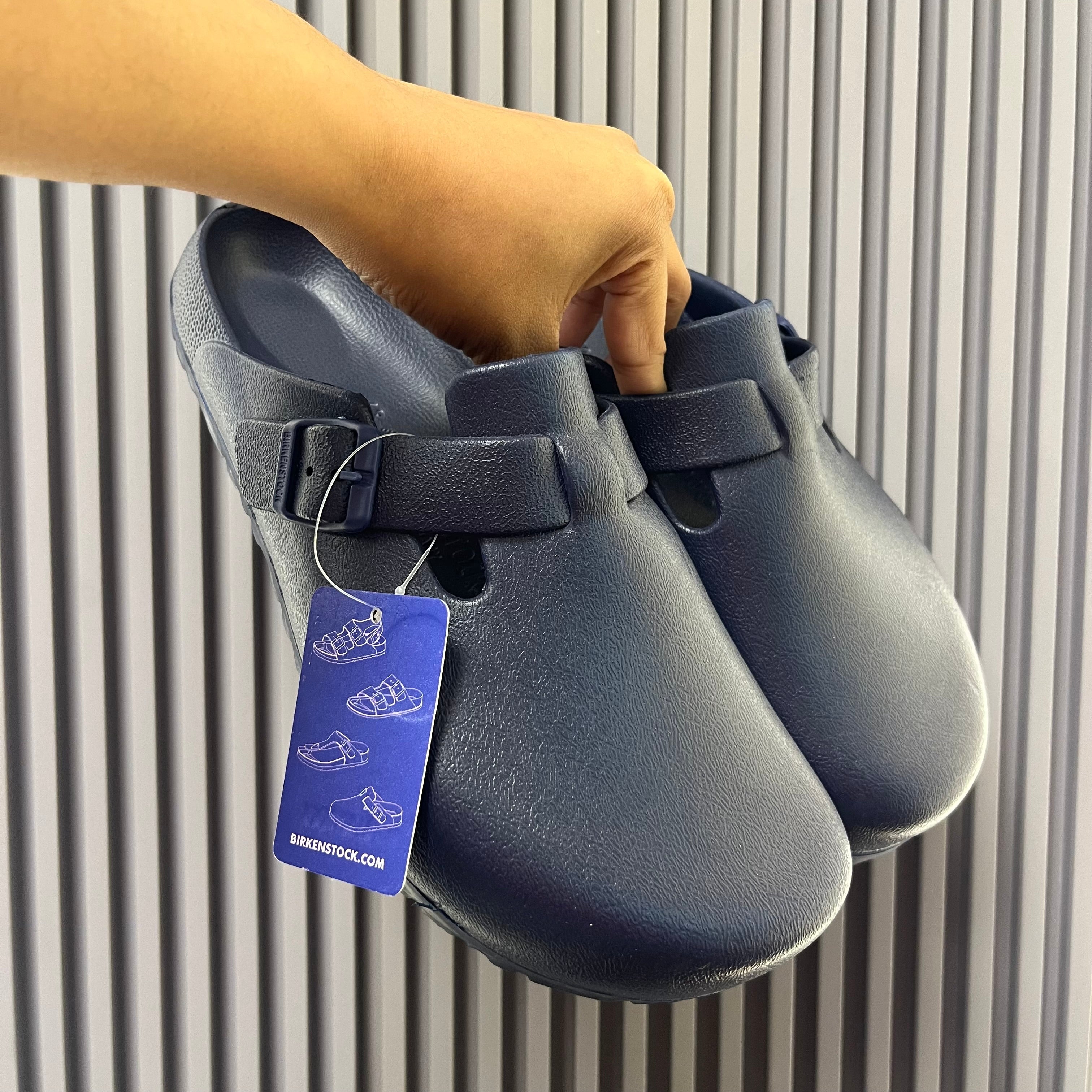 BIRKIN-BOSTN-SLIDES (NAVY)