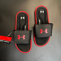 UNDER-ARMR-IGNIT-V-SLIDES-BLACK RED