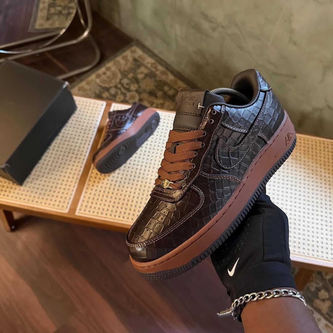 NIK AF 1 ‘CROC/FAUNA BROWN’