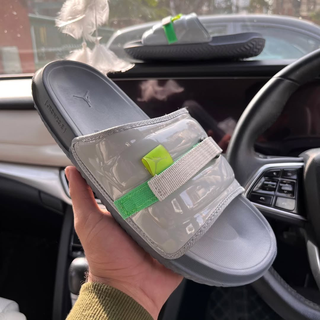 JORDN-SUPER PLAY-SLIDES-GREY