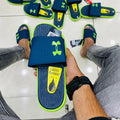 UA-PLAY MAKER-SLIDE-NAVY/GREEN