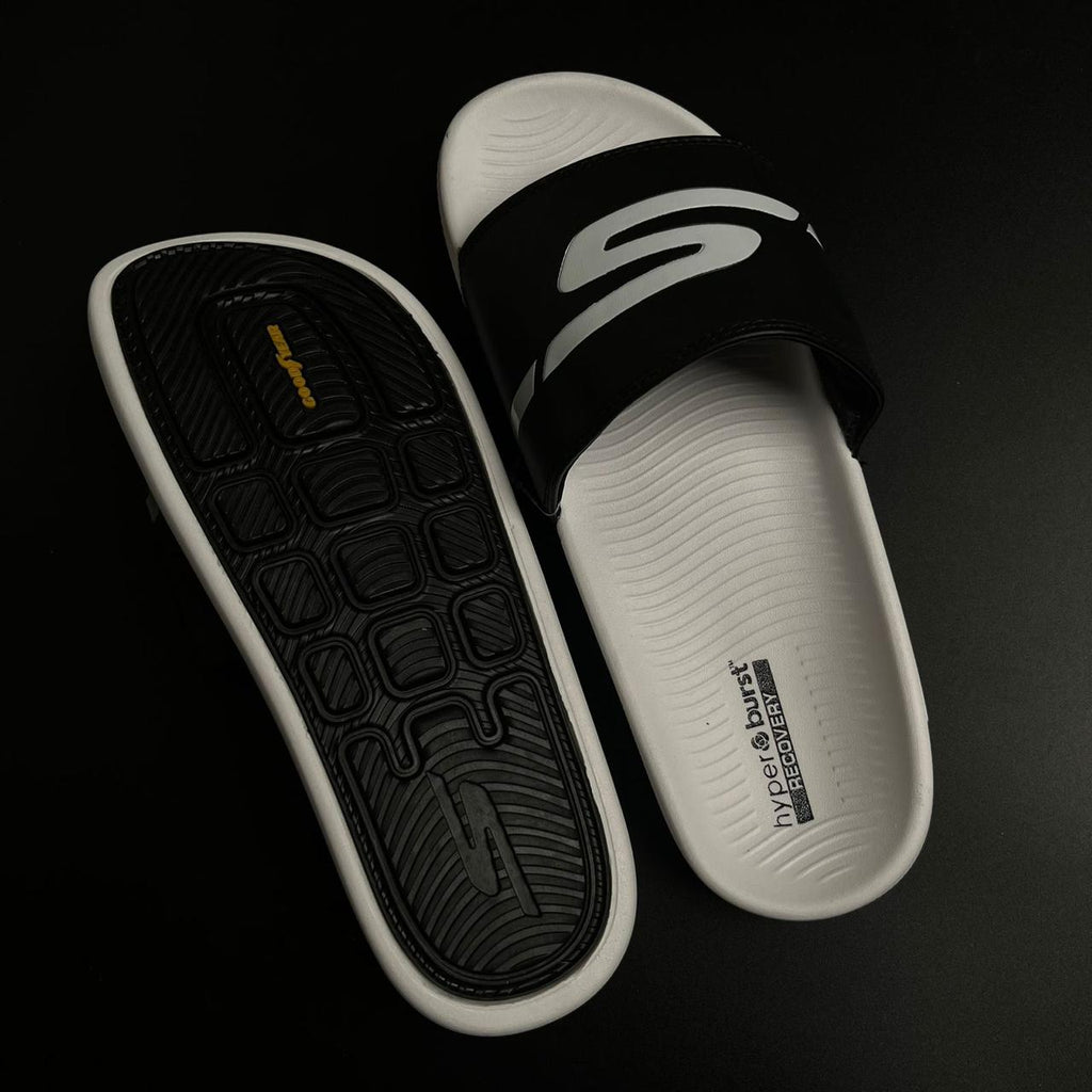 SKCHRS-HYPERBURST-SLIDES-(BLACK/WHITE)